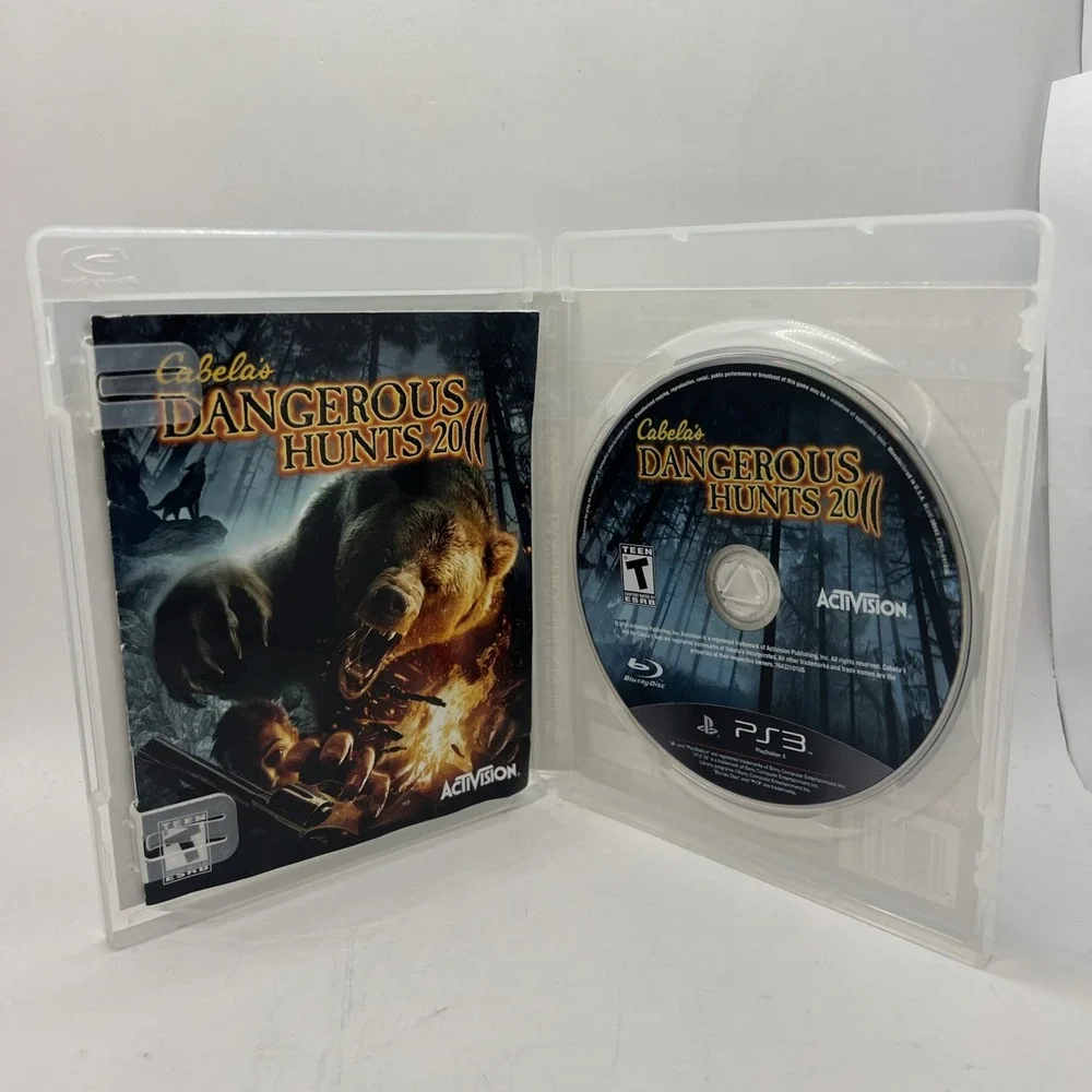 Cabela's Dangerous Hunts 2011 PS3 Sony PlayStation 3 - CIB Tested